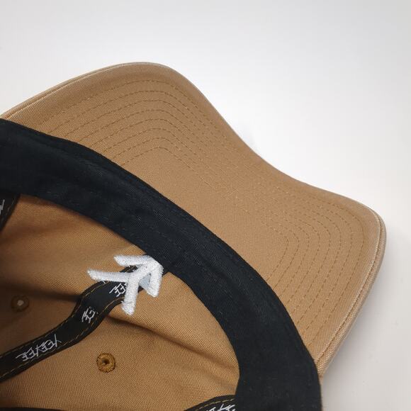 Yee Yee Logo Slideback Hat Brown One Size Adjustable Solid Embroidered - Picture 7 of 9